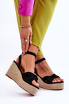Women's Wedge Sandals Black Kendall
