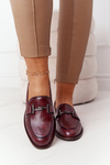 Women's Loafers Sergio Leone PB253 Burgundy