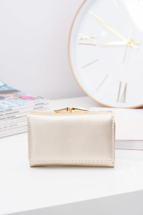 Small Women's Golden Big Wallet