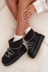 Snow boots on platform D.Franklin DFSH371015 Black