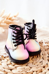 Children's Boots Warm With Zipper Pastels Goopy