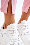 Women's Comfortable Sports Shoes GOE LL2N4054 White-Beige