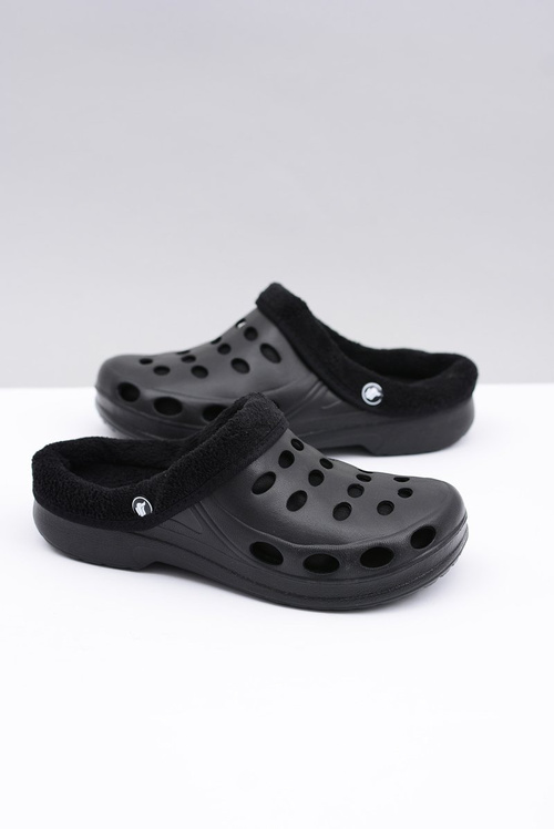 Women's Flip Flops Warmed Black Kroks EVA