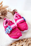 Dziecięce Sportowe Buty Na Rzep Befado 516P089 Różowe