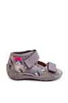 Sandals With Velcro Unicorn Befado 342P044 Grey