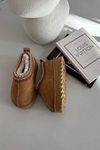 Children's Snow Boots With Embroidery Camel Prina