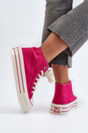 Women's Platform Sneakers Fuchsia Aineri