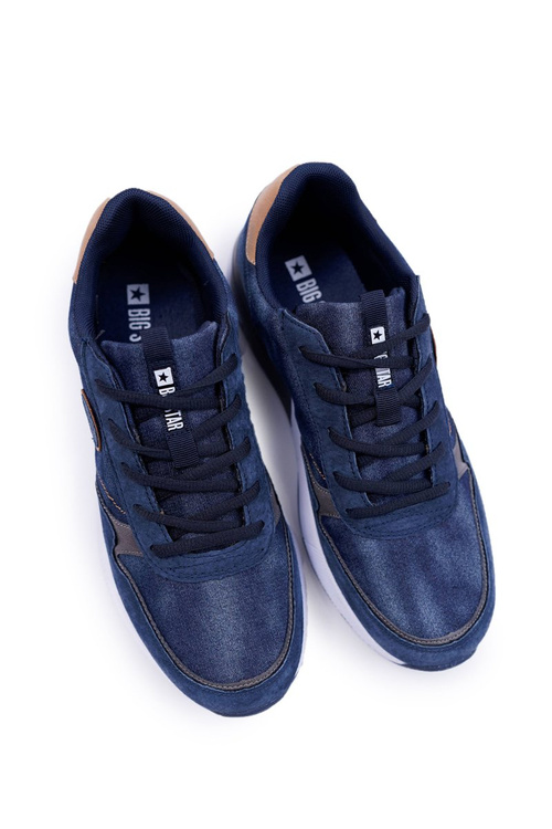 Sporty Men's Shoes Big Star Navy Blue DD174312