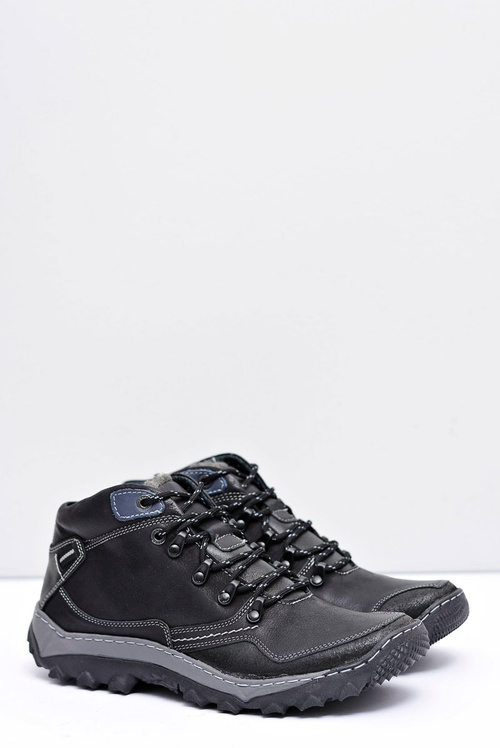 Men's Trekking Black Warmed Etemor Half Boots