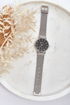 Watch On Mesh Bracelet ERNEST Silver