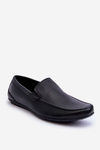 Men's Leather Loafers Black Theo