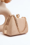 Nadrei Khaki Visiting Handbag Clutch