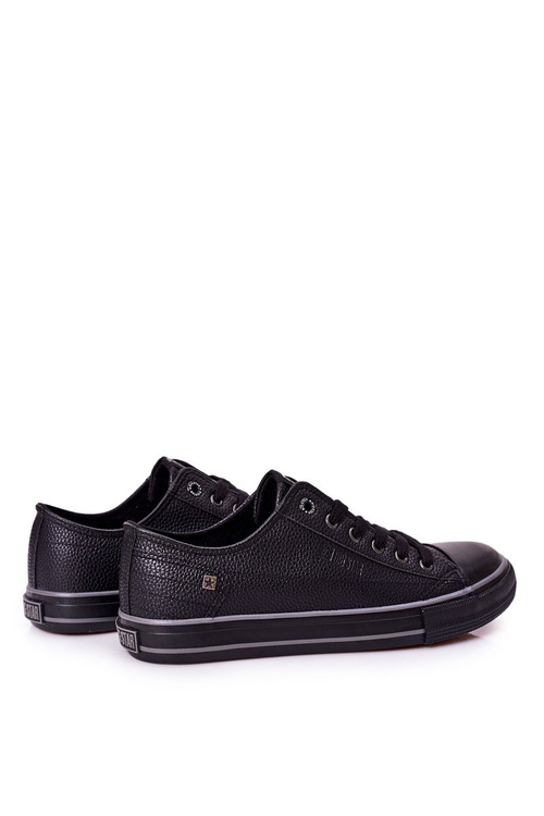 Men's Leather Sneakers Big Star II174002 Black