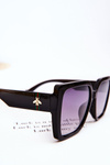 Sunglasses V130041X Black Gradient Violet