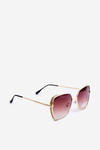 Women's Sunglasses with Glitter Inserts UV400 Gold