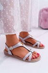 Women's Flat Sandals Grey S.Barski Brimnes