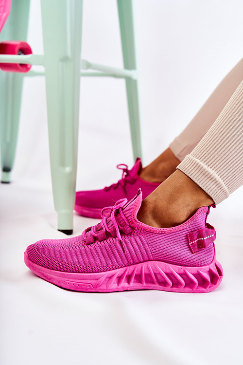 Women's sports material shoes Pink Lenney
