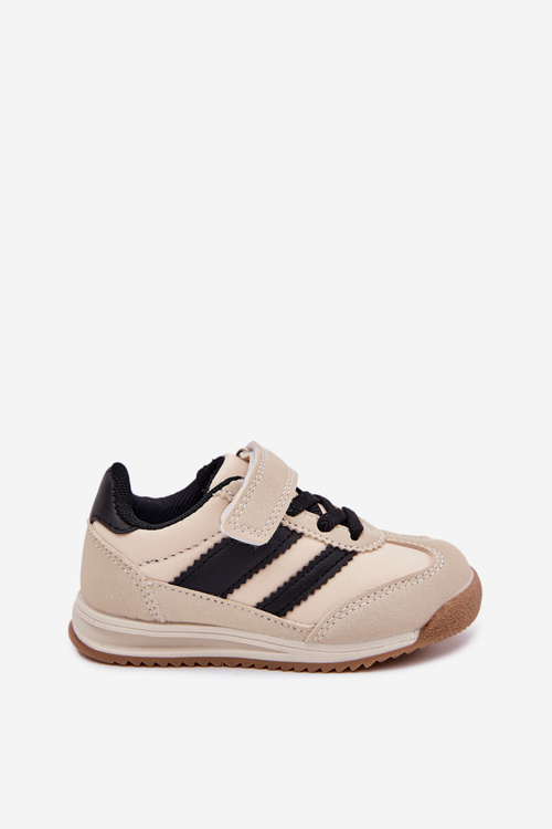 Children's Sneakers Sports Shoes With Velcro Beige Viona