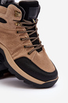 Buty Trekkingowe Trapery Męskie Beżowe Fontanoe 85-915