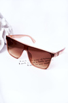 Shield Sunglasses VINCENT Brown Ombre