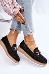 Women's Loafers On The Platform Black Danny