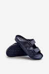 Men's Lightweight Foam Sandals with Buckles Navy Avatara