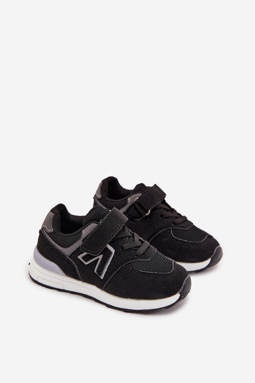 Sportowe Buty Dziecięce Sneakersy Czarne Galisse