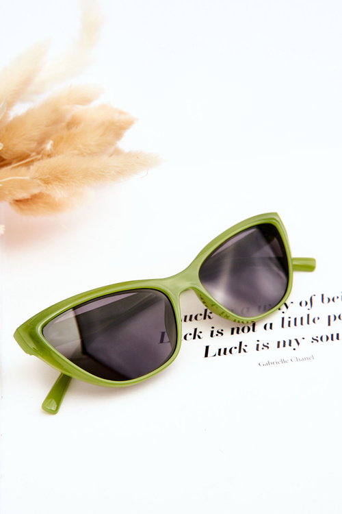 Fashionable Cat Eye Sunglasses V090169 Green