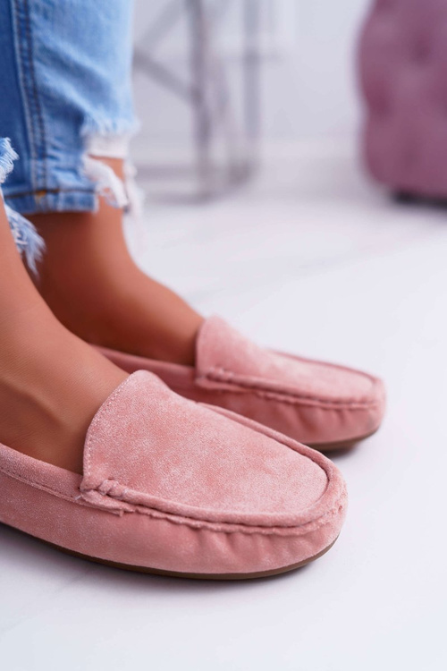 Mokassins Women's Comfortable Eco-suede Pink Lemma