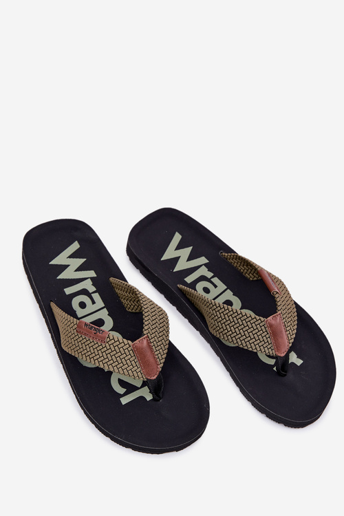 Męskie Klapki Zielone WRANGLER ZANE FLIPFLOP MEN LOW 20251044.57B