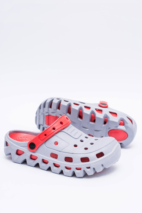 Grey Men's Garden Lightweight Flip Flops Kroksy Eva