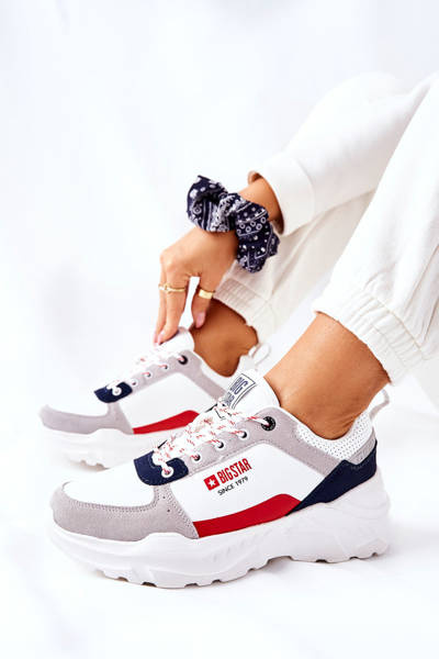 Sneakersy Buty Sportowe Big Star Białe II274283
