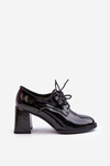 Women's Black Patent Leather Pumps Nelione
