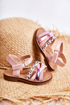 Children's Summer Sandals Pink Nelson