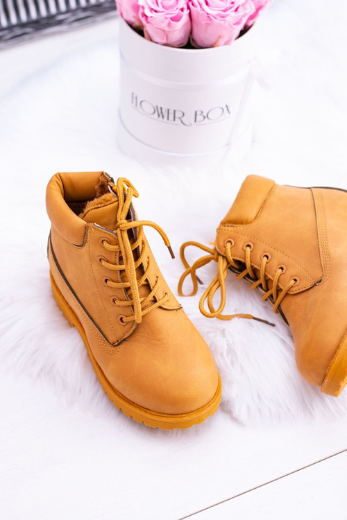 Kids' Insulated Trappers Boots Camel Dexter