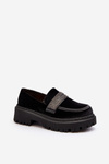 Women's Velvet Moccasins with Decoration Black Wendreda