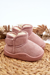 [Children's Insulated Snow Boots with Faux Fur Pink Benigna]