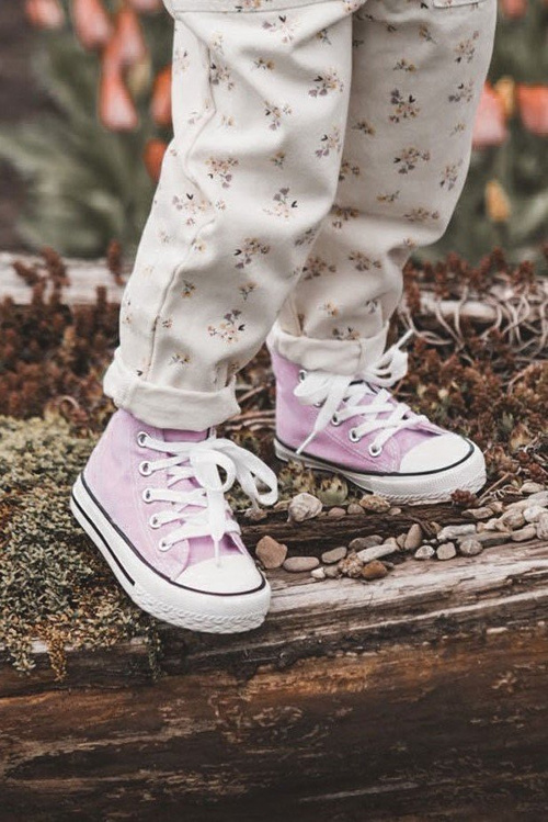 Children's High Sneakers Purple Filemon