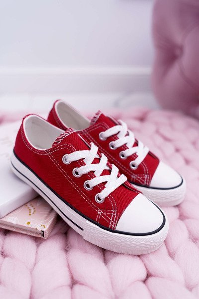 Youth Sneakers Shoes Red Filemon