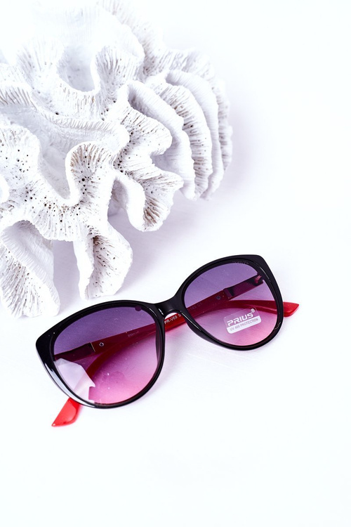 Women's Sunglasses Black-Red Ombre