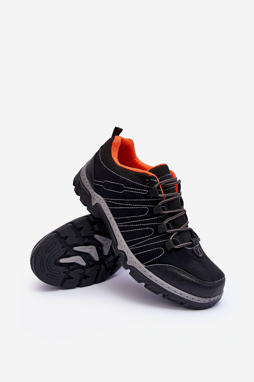 Men's Low Trekking Shoes Black Orlando