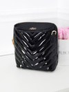 Women's Lacquered Letter Bag NOBO NBAG-FD2080-C020 Black