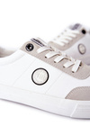 Men's Leather Sneakers Big Star II174009 White-Beige