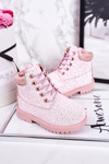Children's Insulated Glitter Boots Pink Mermaid