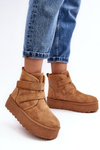 Women's Platform Snow Boots Camel Naredi