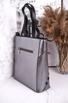 Large Women's Shopper Bag MONNARI BAG0840-022 Silver