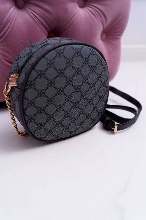 Handbag Chest Round Dark Grey