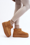 Women's Snow Boots On Platform Camel Mennja