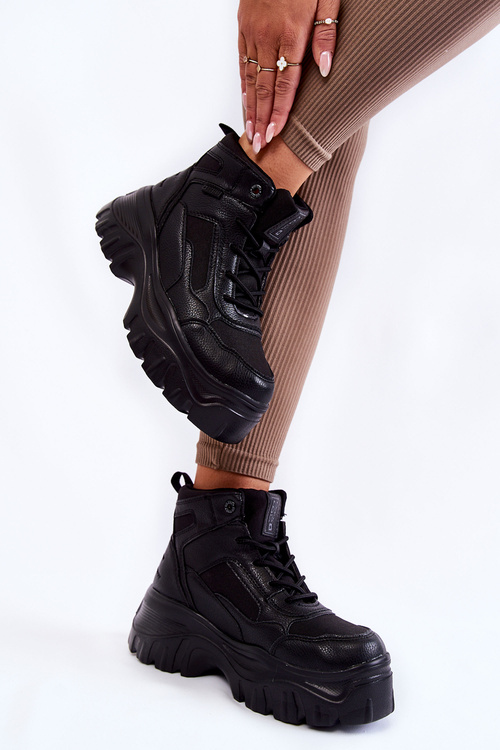 Fashionable Boots Memory Foam Big Star KK274371 Black