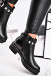 Women’s Boots Leather Warm Black Laura Messi 2055